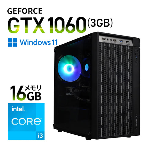 UNF1060-V3 i3-12100F/16GB/GT1060(3GB)/M.2 250GB/Windows11 home